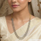 Sleek Dual Row Beads Chain with Geometric Accents and Continuous Pattern Flow