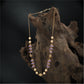 Stylish Bead with Structured Pearl Intervals and Detailed Cluster Work