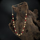 Graceful Pearl Bead with Alternating Accent Beads and Textured Gold Details