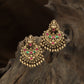 Richly Worked Lakshmi Antique Hanging with Filigree Base and Drop Danglers