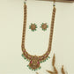 Grand Lakshmi Long Haara with Elaborate Chain and Central Drop Pendant