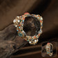 Mixed Stone Kundan Bangles with Multi Shape Units and Dense Surface Detailing