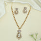 Detailed Link Kundan Chain with Pendant and Ganesha Form with Hanging Drop