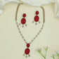 Opulent Oval Drop Victorian Necklace with Carved Centre and Hanging Drops