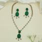 Opulent Oval Drop Victorian Necklace with Carved Centre and Hanging Drops