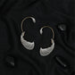 Radiant fan Ear bluetooth with curved hook frame and layered arc rows