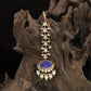 Balanced Vertical Kundan Tikka with Layered Side Detailing and Rounded Pendant Finish