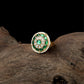 Premium Circular Cluster Jadau Finger Ring with Balanced Stone Layout