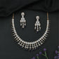 Crestfall Oval Panel GJ Necklace with Structured Connectors and Drop Hangings