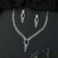 Stylish Contour Necklace with Central Pendant and Structured Stone Layout