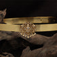 Royal Lakshmi Center Antique Dabu with Textured Belt Pattern