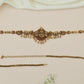 Petal Elephant Antique Waist Belt with Textured Connector Links