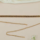 Crescent Lace Antique Waist Belt with Repeating Floral Links