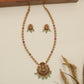 Imperial Floral Chain with Pendant featuring Decorative Link Pattern