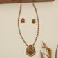 Imperial Floral Chain with Pendant featuring Decorative Link Pattern