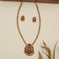 Imperial Floral Chain with Pendant featuring Decorative Link Pattern