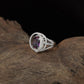 Drape Halo Finger Ring with Elevated Centre Placement