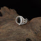 Drape Halo Finger Ring with Elevated Centre Placement