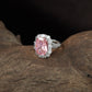Heritage Halo Finger Ring with Sculpted Side Detailing