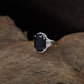 Grand Orbit Finger Ring with Decorative Oval Frame