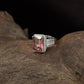 Grand Rectangle Finger Ring with Layered Side Alignment