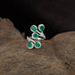 Bloom Drop Finger Ring with Open Wrap Band Styling