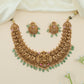Premium Peacock Sidework Antique Necklace with Grand Temple Centrepiece