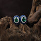 Dazzle Oval Rhodium Stud with Decorative Frame Styling