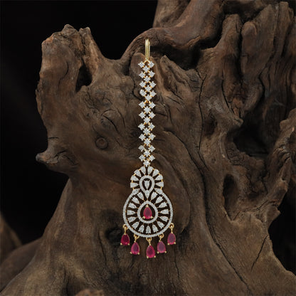 Royal Linked Pattern Gj Tikka with Decorative Drop Border