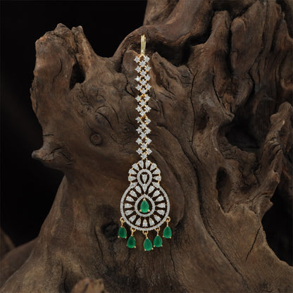 Royal Linked Pattern Gj Tikka with Decorative Drop Border